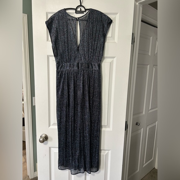 Moulinette Soeurs Pleated Metallic dress - Picture 2 of 7